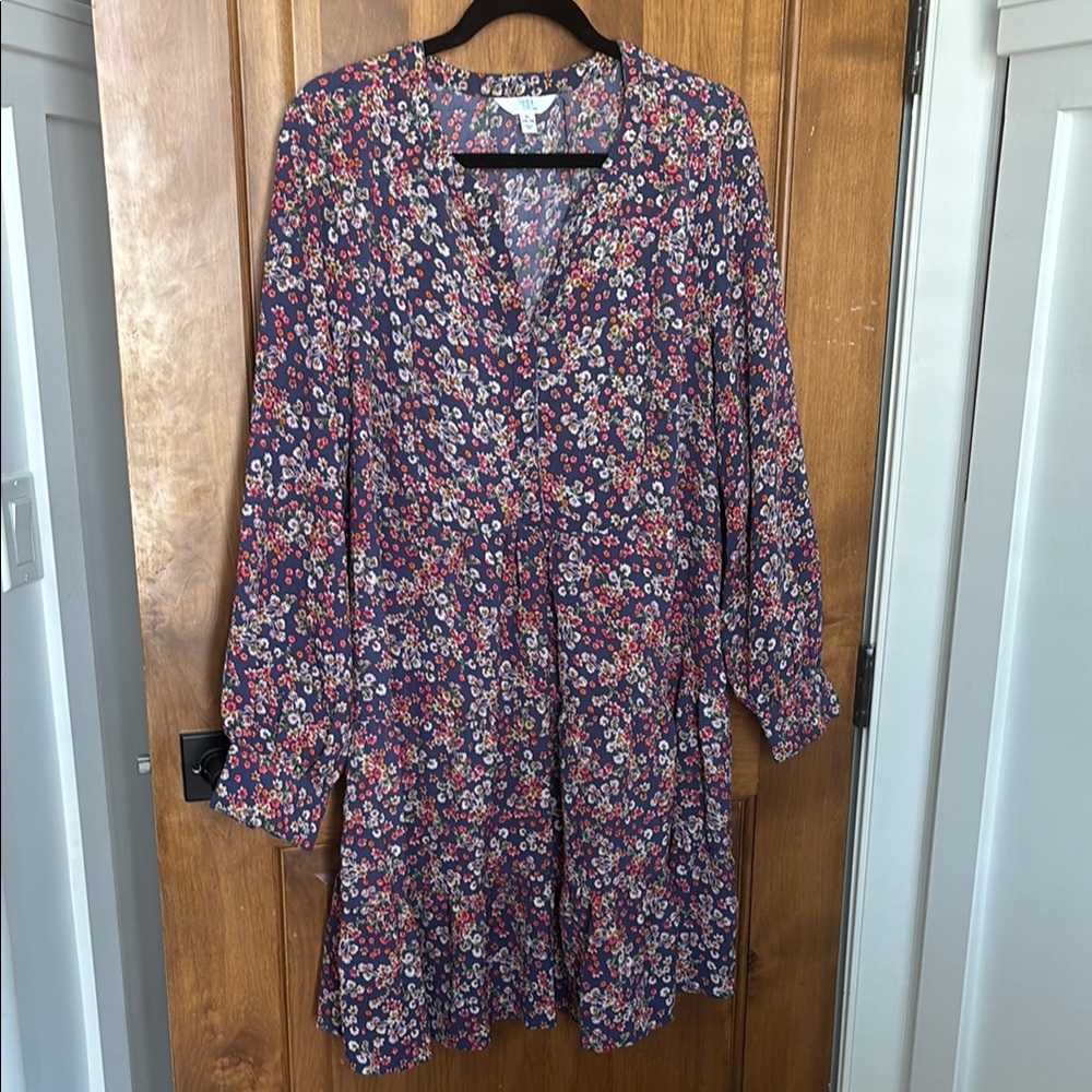 Floral Long-Sleeve Dress